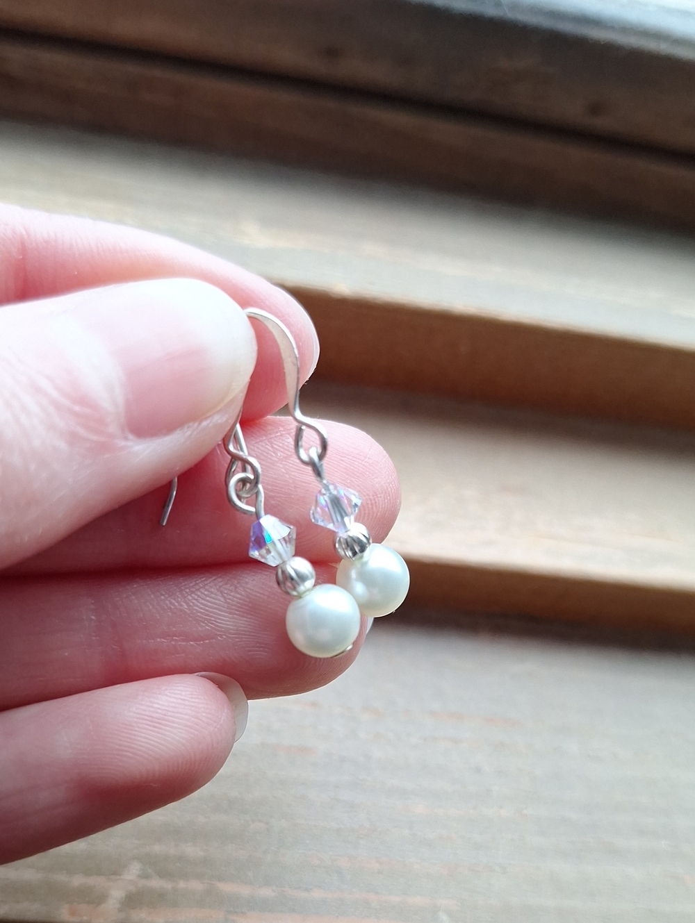 Pearl Beaded Earrings